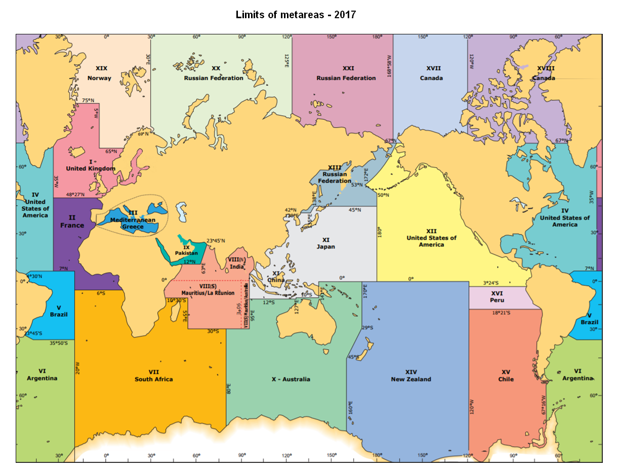 Marine Services Delivery Overview Of Metarea And Navarea Coordinators