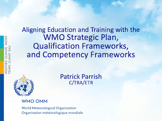 Aligning Education and Training with the WMO Strategic Plan